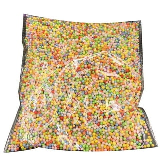 Slime Foam Beads Floam Balls ‚Äì 18 Pack Microfoam Beads Kit 0.1-0.14 and  0.28-0.35 inch (70,000 Pcs) Colors Rainbow Fruit Beads Craft Add ins