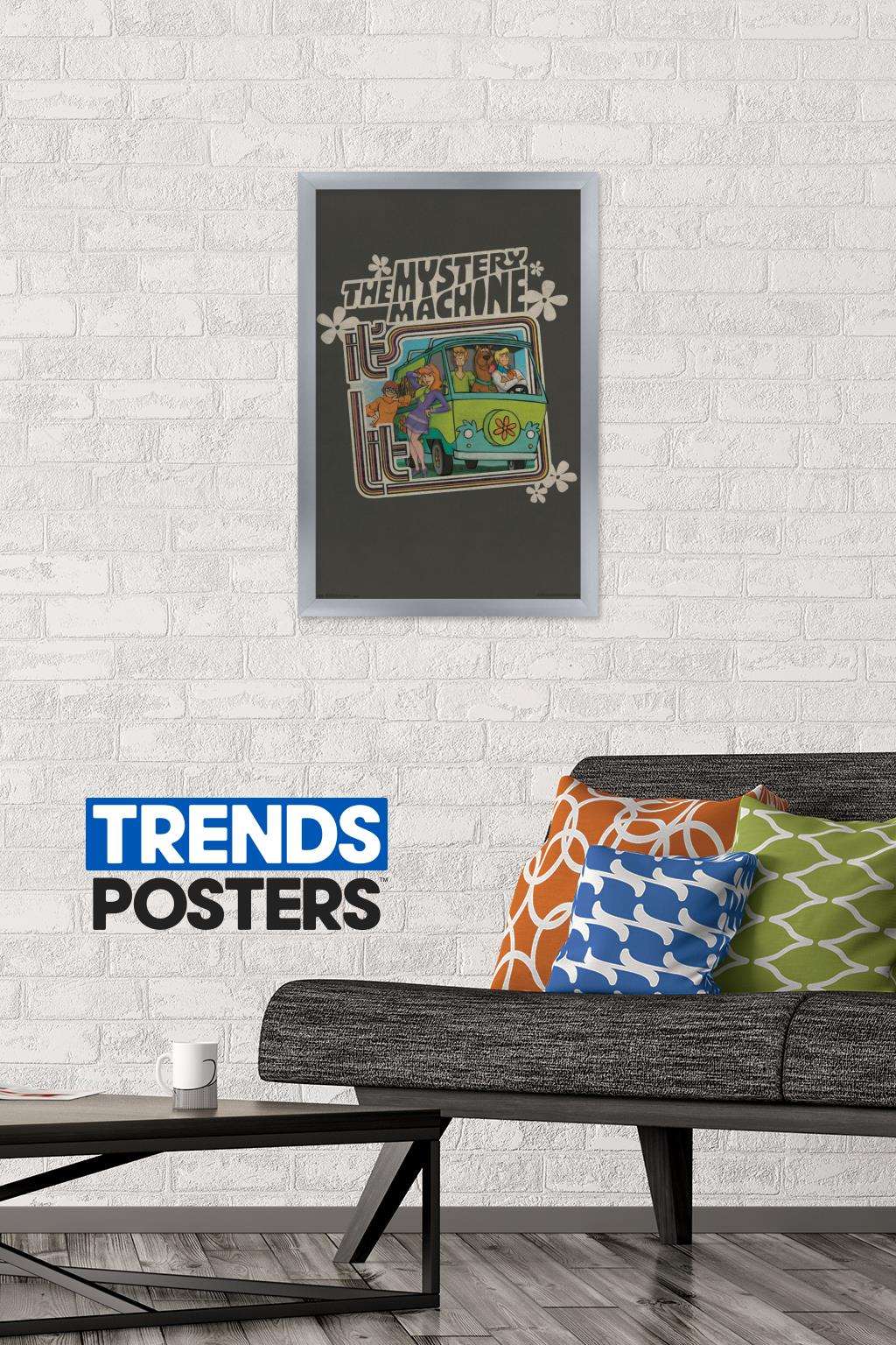 Scooby-Doo - Lit Wall Poster, 14.725" x 22.375", Framed