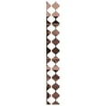 thumbnail image 3 of Ekena Millwork 94"H x 1/8"T Marrakesh Adjustable Acrylic Decorative Slat Wall Panel Kit, Rose Gold Mirror (contains 11 Slats + 1 Straight Edge Starter Slat), 3 of 11