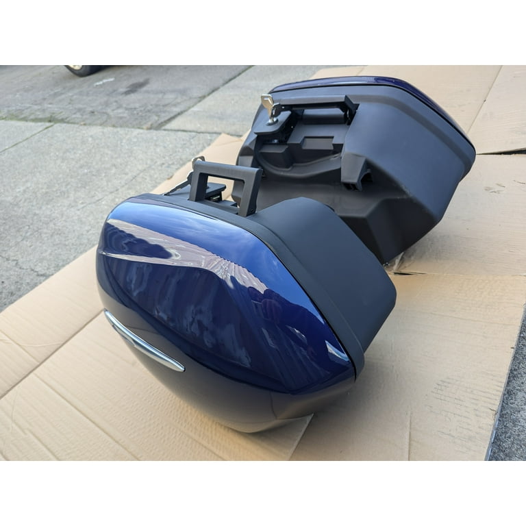 For Yamaha FJR1300 FJR 1300 Saddlebags Left+Right Side Cases Trunk