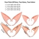 thumbnail image 2 of Orejas de elfo de 12 cm y 10 cm, (4 pares de orejas de látex de hada), orejas de elfo para cosplay, orejas de elfo (color de piel/rosa), 2 of 5