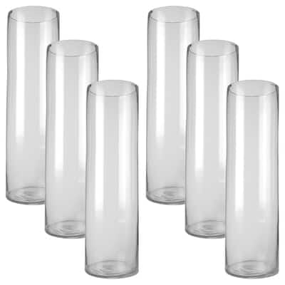 6 Pack: 24" Glass Vase by Ashland