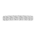 thumbnail image 2 of TimeLe$$ Classics Lab Grown Nine Stone Diamond Anniversary Bands and Wedding Rings For Women in 14K White Gold - 1 CTW (Ring Size: 5.5), 2 of 7