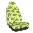 thumbnail image 1 of Wukai Funny Frogs Full Set Car Seat Covers with Soft Padding Universal Auto Front Seats Protector and Cushion Mat, 1 of 5