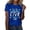 Blue, variant on Trust I Watch On Patrol Live I Am Basically A Cop Graphic Tee for Women Casual Crewneck Shirt Sky Blue S