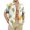 Painted Pineapple, variant on Hawaiian Shirts for Men Pineapple Lapel Short Sleeve Casual Button Down Shirts Fashion Clothes Daily Wear