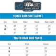 thumbnail image 2 of Frogg Toggs Ultra-Lite2 Youth Rain Suit (Youth Boys or Youth Girls), 2 of 5