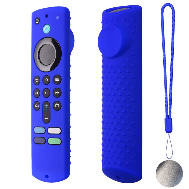 Funda protectora de silicona para Fire TV Stick (3.ª generación con Dolby Vision Dolby-Atmos remoto a prueba de golpes antideslizante Universal