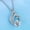 C, variant on Necklace for Women Creative Geometric Necklace Female Pearl Temperament Peach Heart Necklace