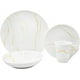 thumbnail image 2 of Set Vajilla Familiar Porcelana, 16 Piezas para 4 Personas, Modelo Golden Marble, Incluye: Plato Llano, Plato Hondo, Plato Postre y Taza con Caja de Regalo, 2 of 8