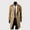 Khaki, variant on UTTOASFAY Winter Men Slim Stylish Trench Coat Double Breasted Long Jacket Coat Black