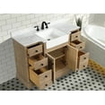 Ari Kitchen & Bath Kelly 48" Solid Wood Bathroom Vanity in Weathered