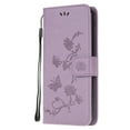 thumbnail image 1 of Allytech Note 20 Case, Galaxy Note 20 Cover, PU Leather Folding Stand Butterfly Embossed Credit Cards Slots Magnetic Closure Shockproof Anti-scratch TPU Cover for Samsung Galaxy Note 20, Lightpurple, 1 of 4