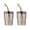 Amber-2pack, variant on 13oz/400ml Tumbler Water Glass, Cups with Straw and Lid Sealed Carry on for Coffee, Iced Tea, Thick Wall Insulated Glass Cup (Amber)