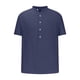 thumbnail image 1 of Camisas de Manga Larga para Hombres Casual Botón de Color Sólido Abajo, Blusa de Cuello Turndown, Moda de Algodón de Poliéster, 1 of 3