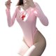 thumbnail image 1 of Gibobby Suave Camisa de Noche para Mujer Día de San Valentín Conjunto disfraces sexy para mujer Juego rol Ropa interior Vestido cosplay Traje lencería(Rosa,Talla única), 1 of 5