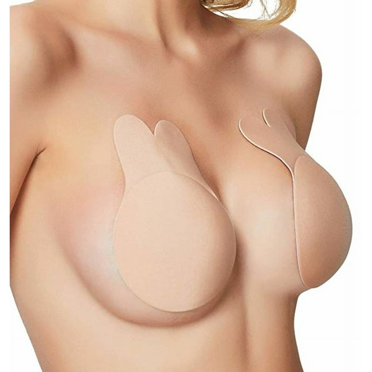 Breast Pad Women Rabbit Ears Breast Lift Sticky Nipple Covers Adhesive  Strapless Backless Bras Reusable UltraThin Silicone Pasties X0831 From  Us_mississippi, $8.77