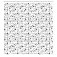 thumbnail image 2 of Ambesonne Christmas Shower Curtain, Hand-Drawn Hanging Stars, 69"Wx75"L, Charcoal Grey and White, 2 of 4