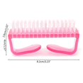 thumbnail image 3 of Fingernail Scrub Brush Scrubber Nail Brush Hand Fingernail Nails Toes Cleaning Brush for Men Women Kids Pink, 3 of 4
