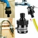 thumbnail image 3 of Adaptador de Grifo de Conector de Manguera de Goma con Clips de Acero Inoxidable Evita Fugas de Agua Fácil de Instalar Duradero para Lavado Doméstico de Automóviles Riego de ANGGREK  Otros, 3 of 8