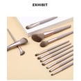thumbnail image 6 of Light Purple Slant Cut Pointed Tail 12pcs Makeup Brushes Complete Set of Beauty Tools Foundation Eyeshadow Brush Set Face Makeup Set, 6 of 8