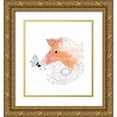 thumbnail image 1 of Ogren, Sarah 12x13 Gold Ornate Wood Framed with Double Matting Museum Art Print Titled - Lace Fox, 1 of 4