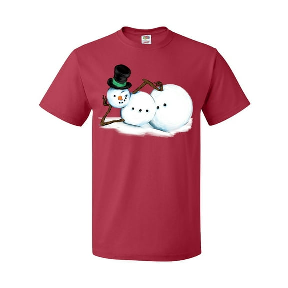 Inktastic Sassy Snowman in Top Hat T-Shirt
