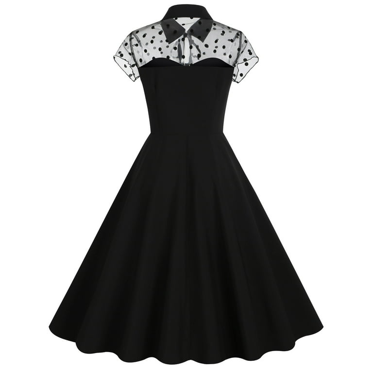 Dtydtpe 2024 Clearance Sales, Formal Dresses for Women, Women's Vintage  Dress 1950S Retro Sleeveless Swing Party Dress Dresses for Women 2024 