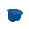 thumbnail image 2 of Suncast Résine Empilable Durable 18 Gallons Bac de Rangement à la Maison avec Couvercle, Bleu (6 Pack), 2 of 2