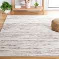 thumbnail image 2 of SAFAVIEH Alamo Olga Stripe Area Rug, Taupe/Ivory, 8' x 10', 2 of 8