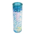 thumbnail image 3 of Mainstays Plastic Doublewall Water Bottle Aqua, 3 of 3