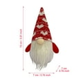 thumbnail image 3 of WIFKLSIIPG Valentine's Day Plush Decor Witch Scandinavian Tomte Nisse Swedish Table Decor, 3 of 9