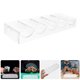 thumbnail image 3 of Organizador de fichas de póker transparente de 2 piezas con bandeja multirejilla resistente al desgaste, 3 of 6