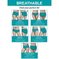 thumbnail image 4 of Ropa interior transpirable Fruit of the Loom para mujer, paquete de 6, 4 of 4