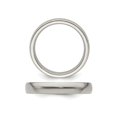 thumbnail image 5 of Mens or Ladies Titanium Polished Wedding Band Ring (4.00mm), 5 of 5