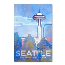 Trademark Fine Art 'Seattle 1' Canvas Art by Greg Simanson