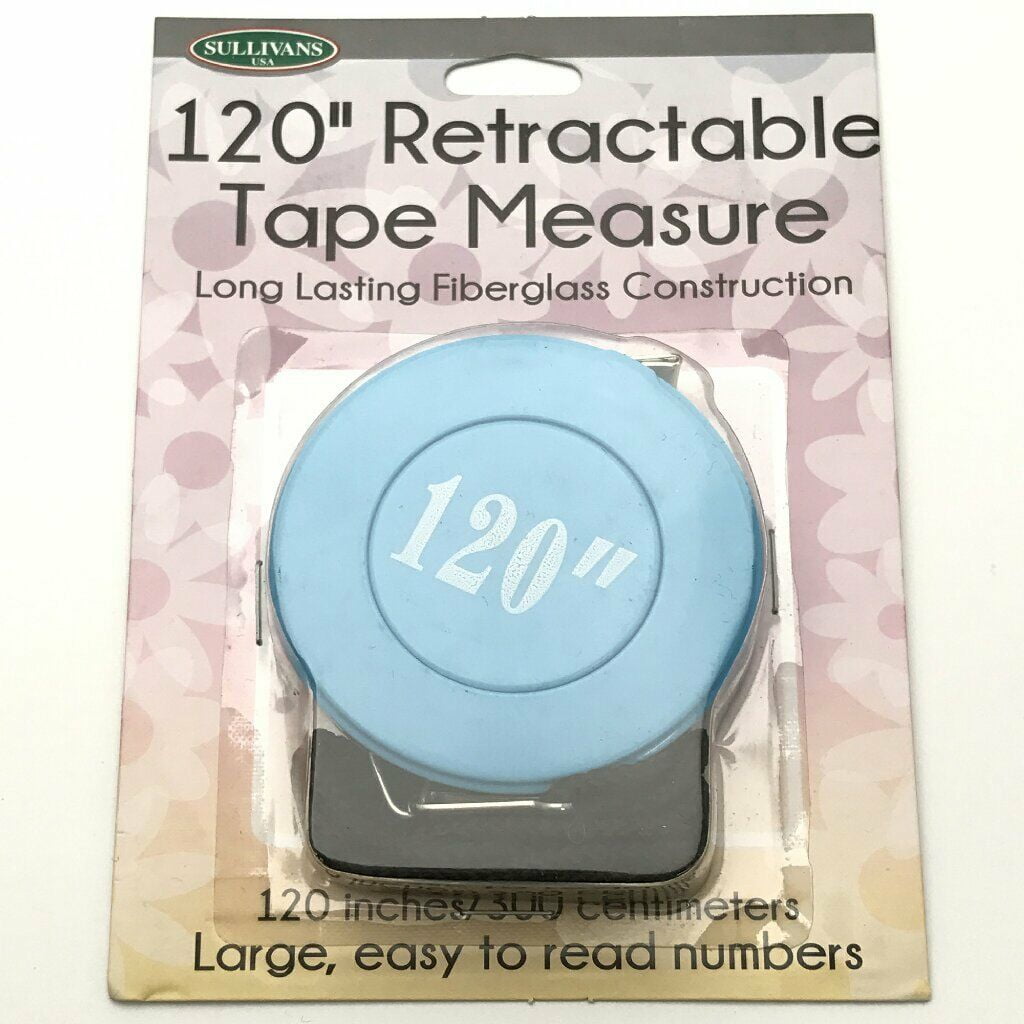 Sullivans 120" Blue Retractable Tape Measure Sullivans 120" Blue Retractable Tape Measure