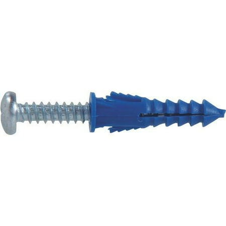 

6 Pks Hillman #8 - #10 - #12 Thread X 1-1/4 Plastic Drywall Anchor @ 6/Pk 5108