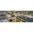 thumbnail image 2 of Aerial View of Downtown Delano, California in Spring 1000pc Panoramic Puzzle, 2 of 2