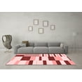 thumbnail image 3 of Ahgly Company Machine Washable Indoor Rectangle Abstract Red Modern Area Rugs, 8' x 12', 3 of 4