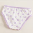 thumbnail image 4 of LYMAYTER Kids Girls Underwear Panties 4 Pack Toddler Printed Cotton Underpants Baby Soft Briefs Boxer for 3-12 Y, 4 of 10