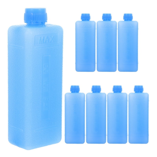 8 paquetes de hielo reutilizables: bloques de congelación para bolsas térmicas, paquetes de refrigeración para exteriores, almacenamiento de hielo para loncheras, envío de alimentos y camping.