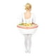 thumbnail image 3 of Disfraz infantil Ramen Bowl con jersey, túnica y palillos para niños de 8 a 10 años, 3 of 5