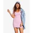 thumbnail image 2 of x Smiley Juniors' Have A Good Daisy Bodycon T-Shirt Dress Purple Lady Lavender L, 2 of 5
