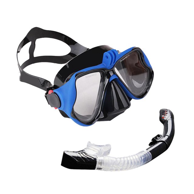 Adult Antifog Snorkeling Scuba Diving Mask Tempered Glass Water Diving