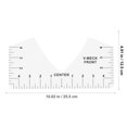 thumbnail image 2 of Leeyneer 8 Pcs Guide de Règle de T-shirt Tableau de Taille Outil de Mesure de T-shirt, 2 of 6