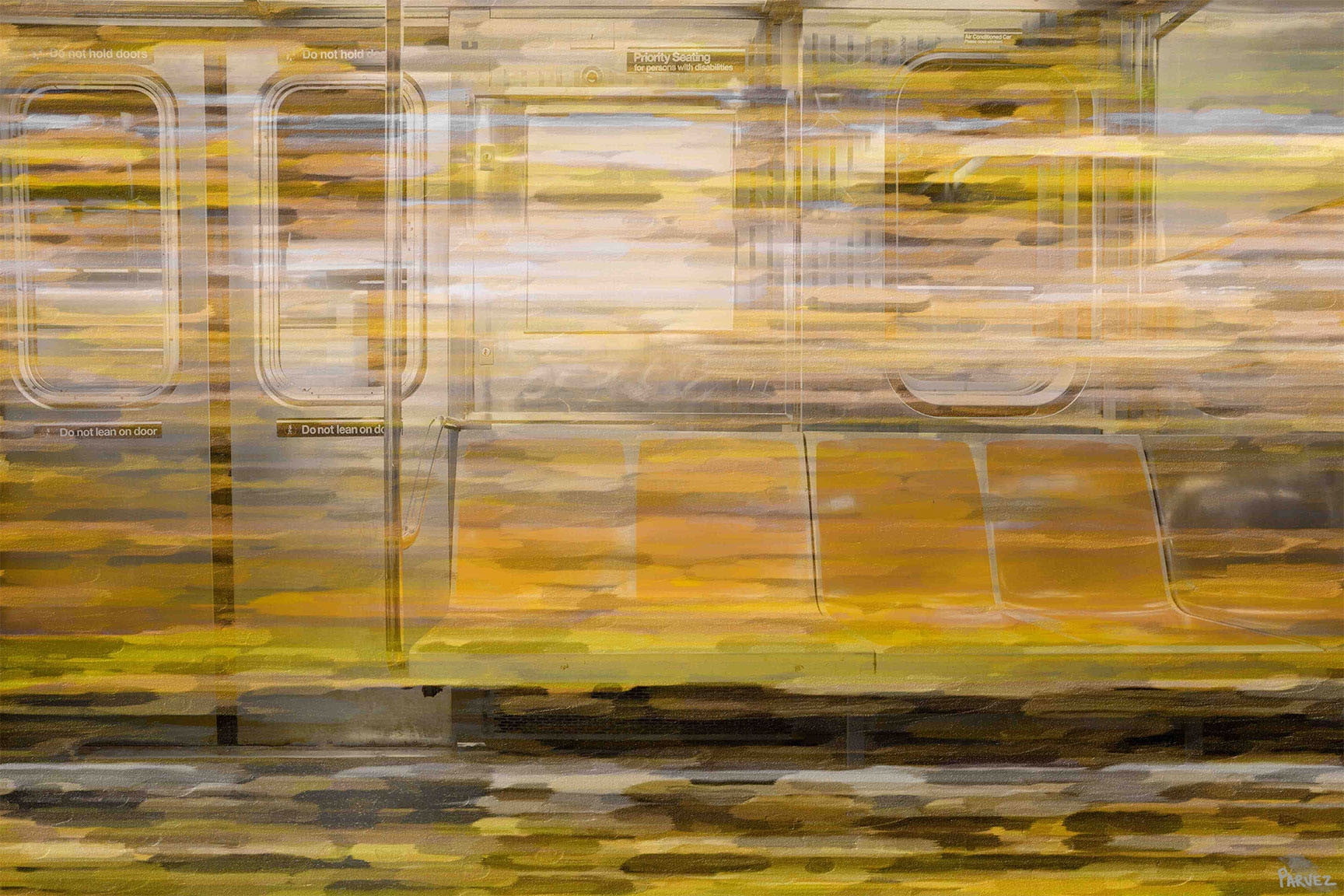 Parvez Taj "Do Not Hold Doors" Print on Canvas