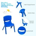 thumbnail image 5 of Topbuy Kids Multifunctional Activity Rectangle Table Kids Learn and Play Desk Blue, 5 of 10