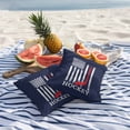 thumbnail image 3 of 2 Pack Outdoor Waterproof Throw Pillow Covers,American Ice Hockey Sports Decorative Square Pillow Case Patio Pillowcases for Chair Couch Sofa 16x16in, 3 of 9