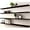Dark Wood, variant on 48 Inch Wood Floating Shelves for Wall, Wooden Wall Shelves for Bedroom, Set of 4 Black